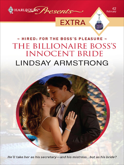 Title details for The Billionaire Boss's Innocent Bride by Lindsay Armstrong - Available